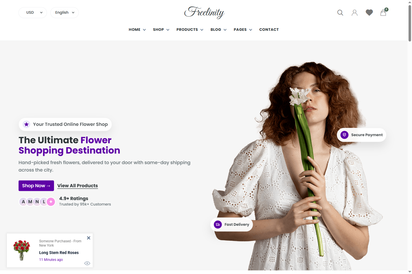 Aperçu du projet Freelinity